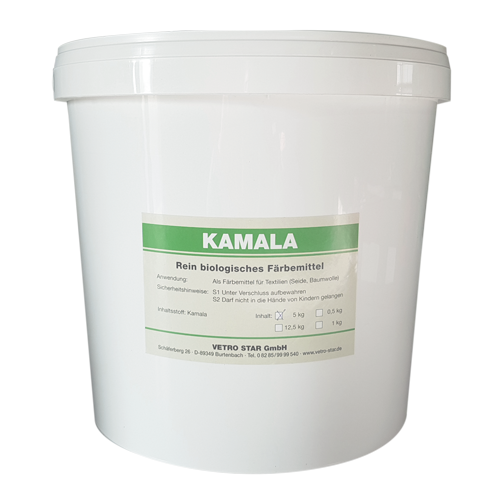 Textil- Färbemittel, Kamala