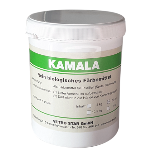 Textil- Färbemittel, Kamala